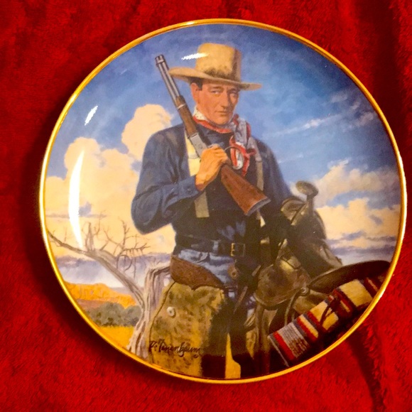 Franklin Mint Other - John Wayne “Spirit of the West” collectors plate